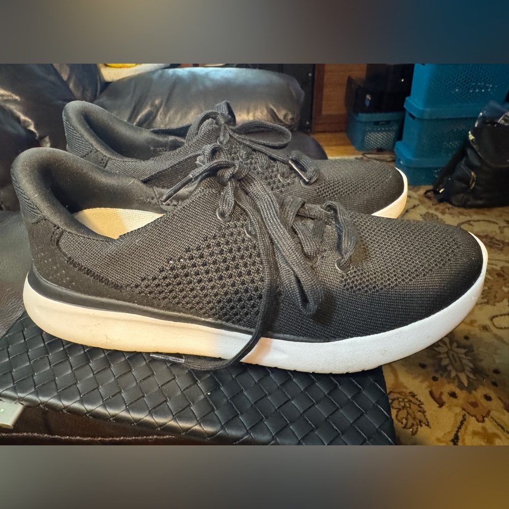 Kizik Lima Hands Free Women Size 8 Men 6.5 Slip On Shoes Black